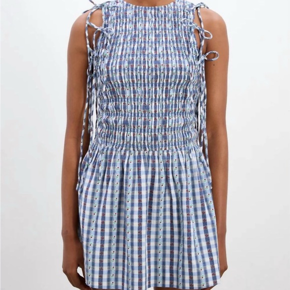 Damson Madder Becca Mini Dress - Picture 3 of 5